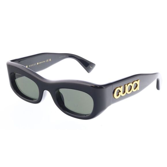 Gucci GG1809S-001 Black round Ladies Sunglasses